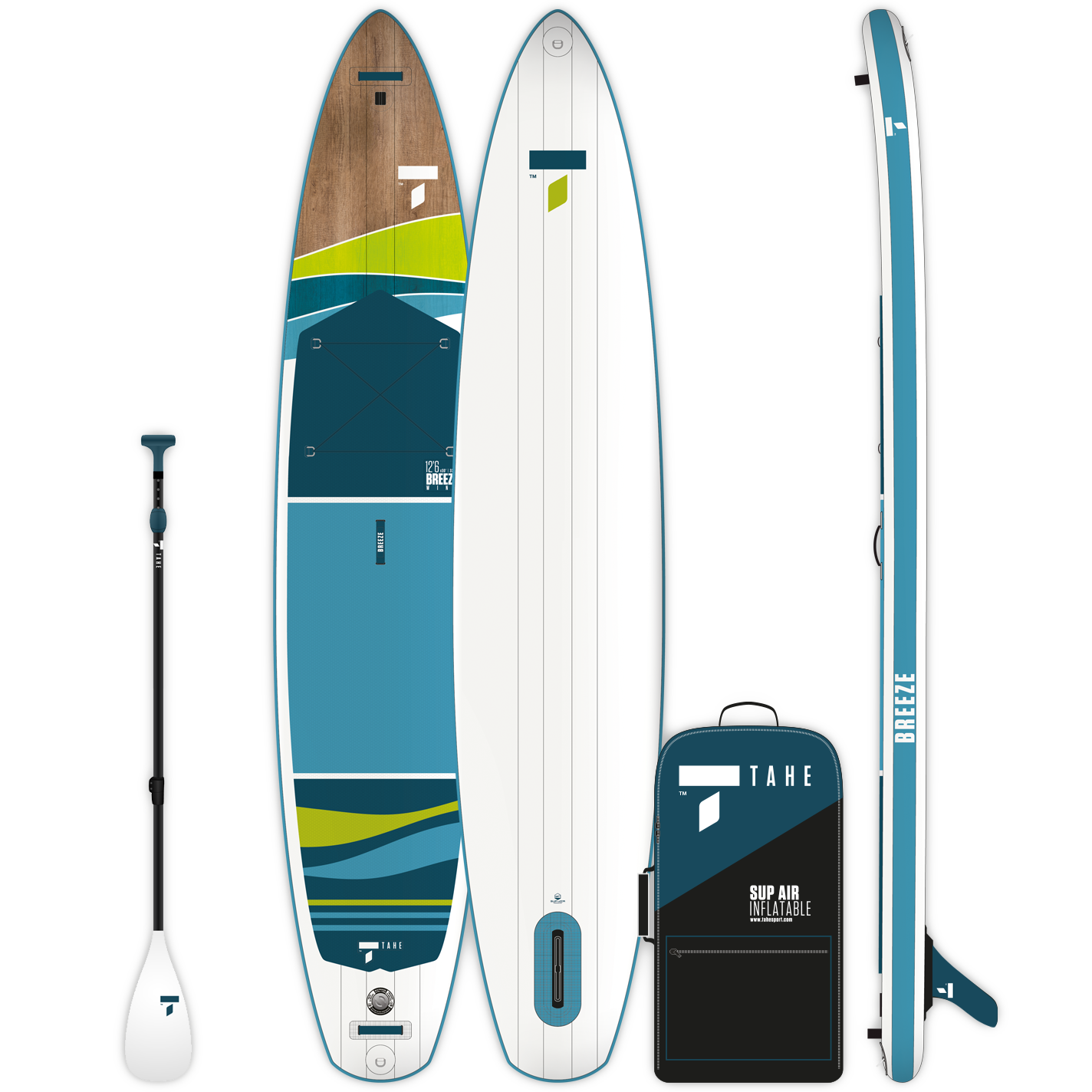 TAHE BREEZE WING 12‘6“x 30”SUPインフレータブル 12'6'' Breeze Wing – Tahe Sport