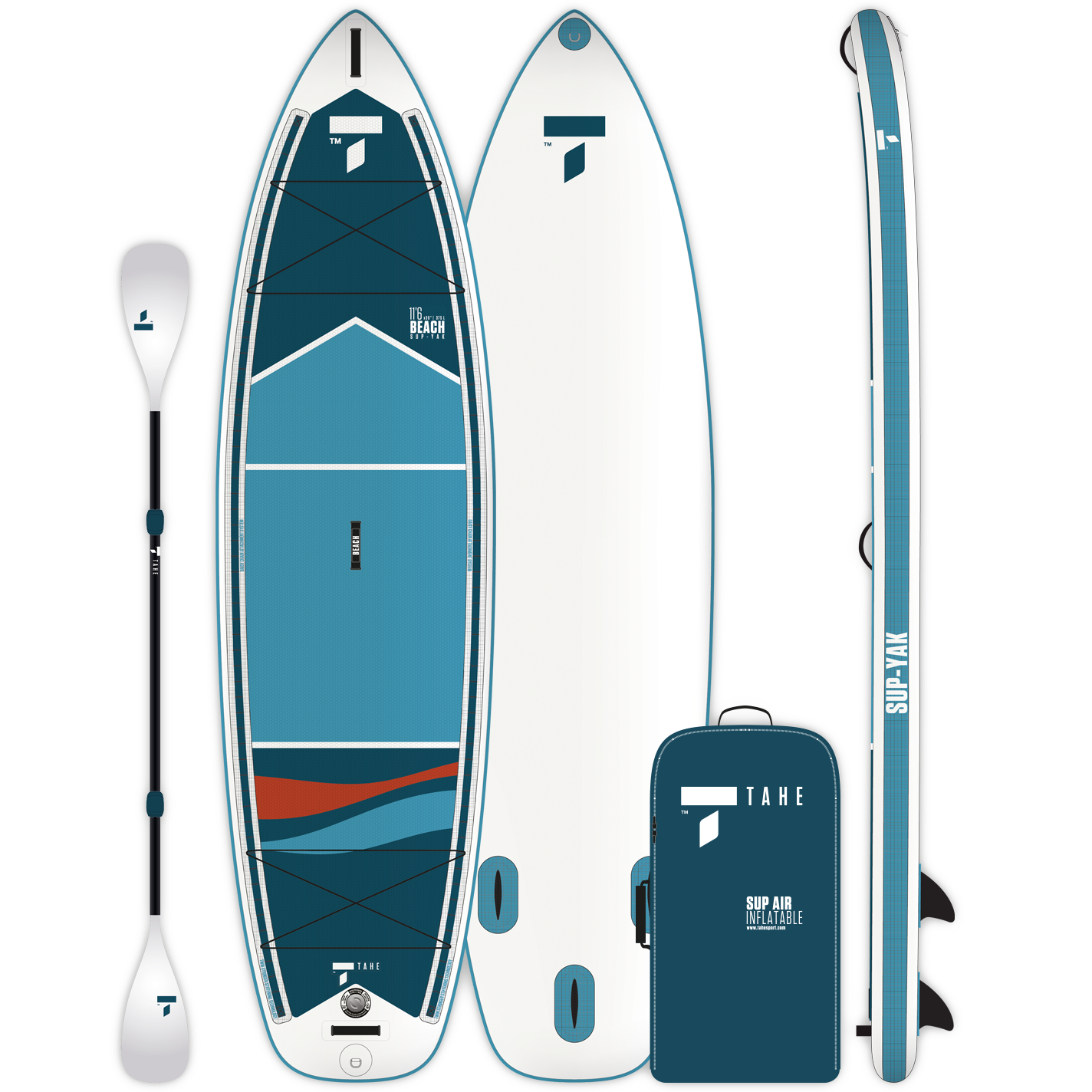 11'6'' Beach SUP-YAK + Pack Kayak