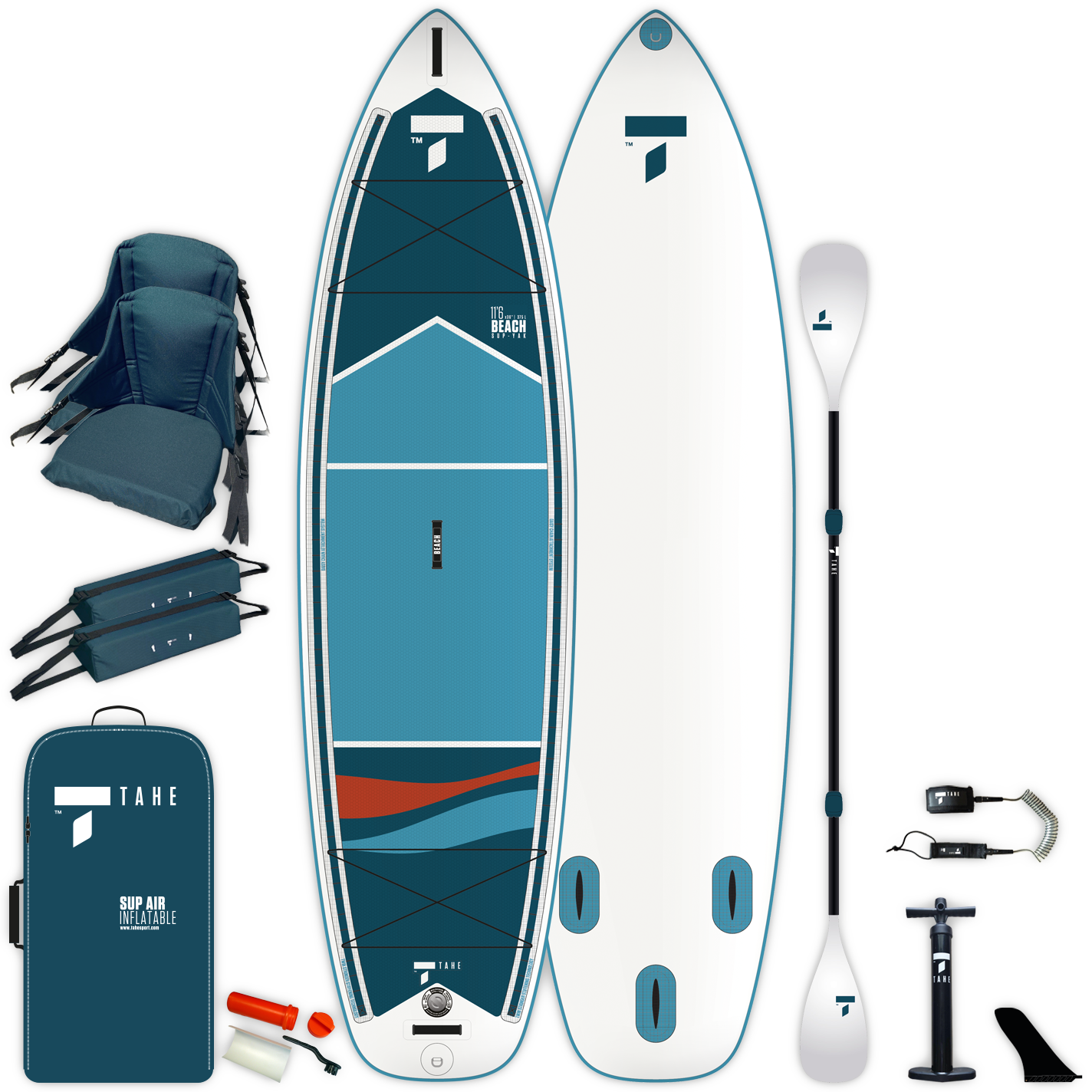 11'6'' Beach SUP-YAK + Pack Kayak