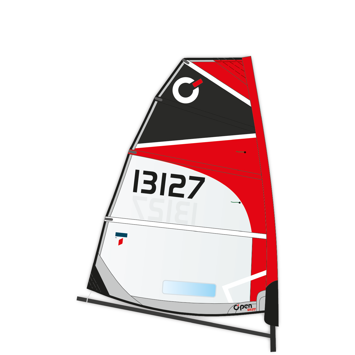 Open Skiff Dacron Rig 3.5