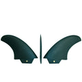 4.0" Thruster Fins Set Asymetrical + Screw Fin Lock