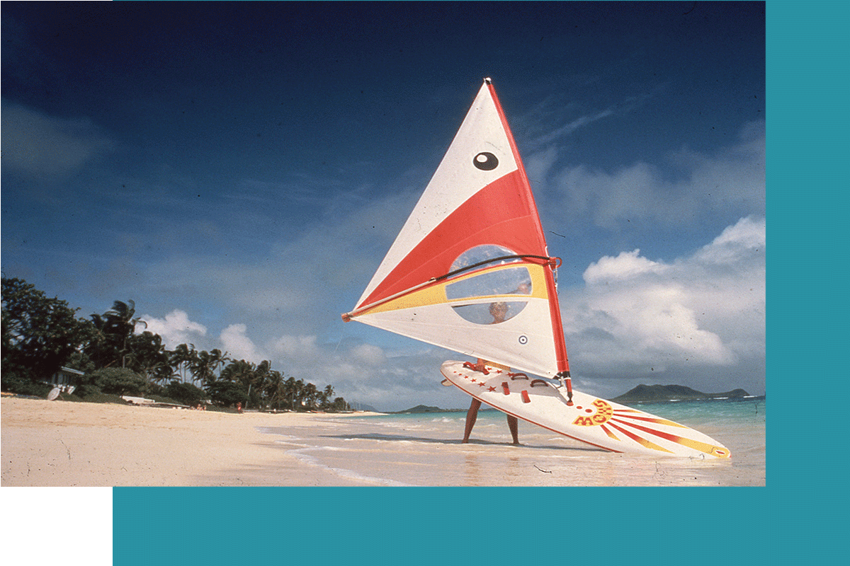 Bic Marine Windsurf Board Sea Beach