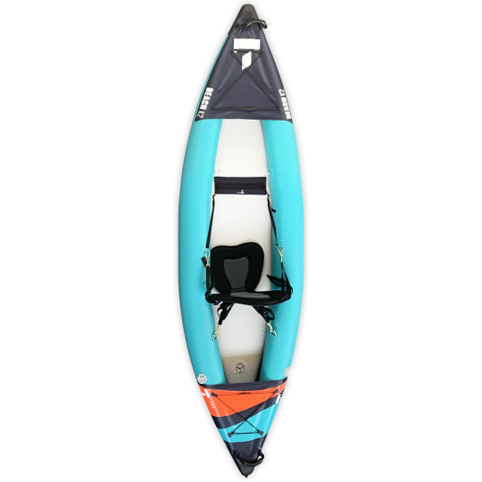 Beach K1 Kayak - The new K BEACH AIR series is the perfect balance of stiffness, stability, and lightweight technology.