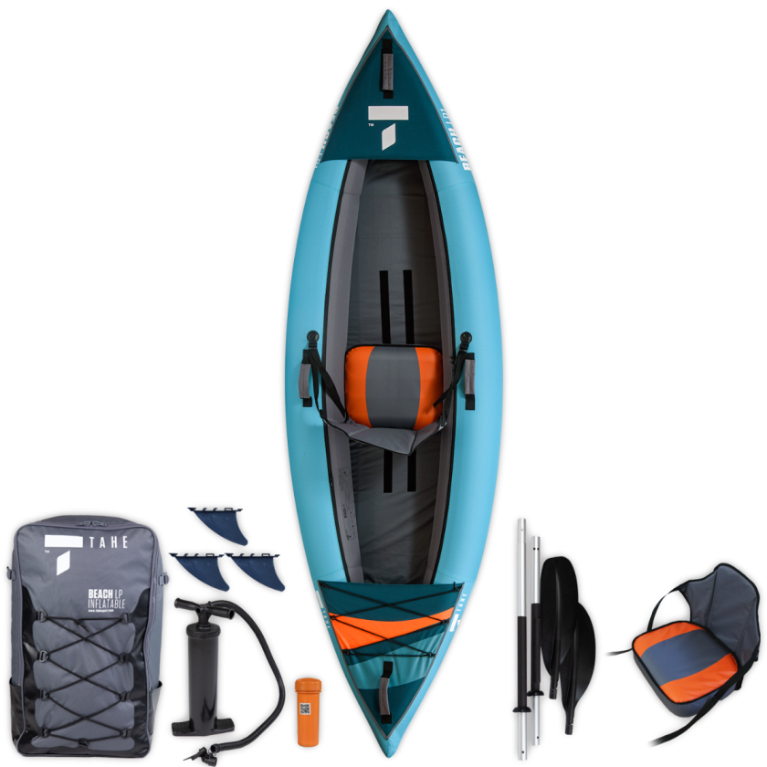 Beach LP1 inflatable kayak for one person - Complete package